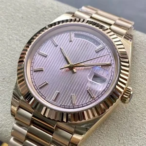 Newhot Selling 40mm Men's Watch Equipped with 3255 Mechanical Movement Glass Dial Window Men's Luxury High Quality Vintage Watch