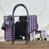 Purple & Black Checkered