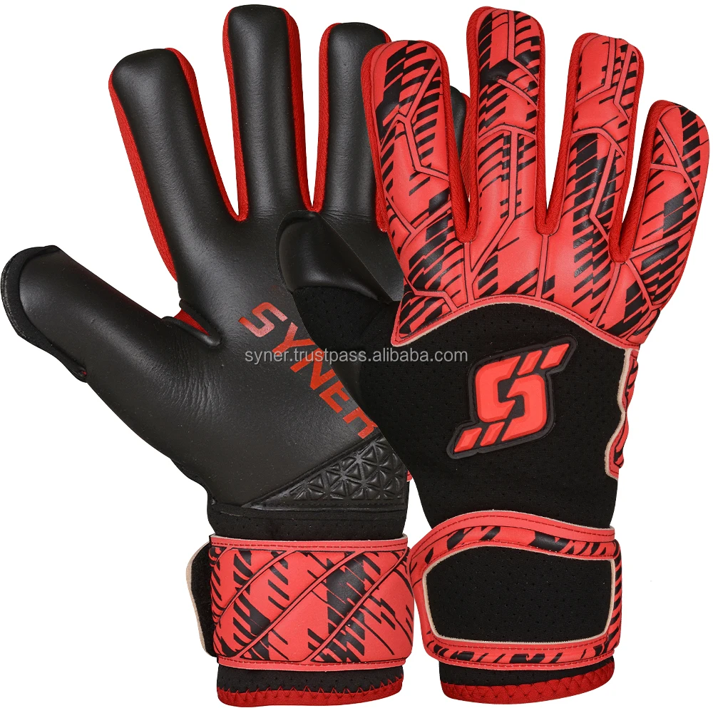 New 2023 4mm Contact Germen Latex Professional Soccer Goalkeeper Gloves Finger Guard Unbeatable