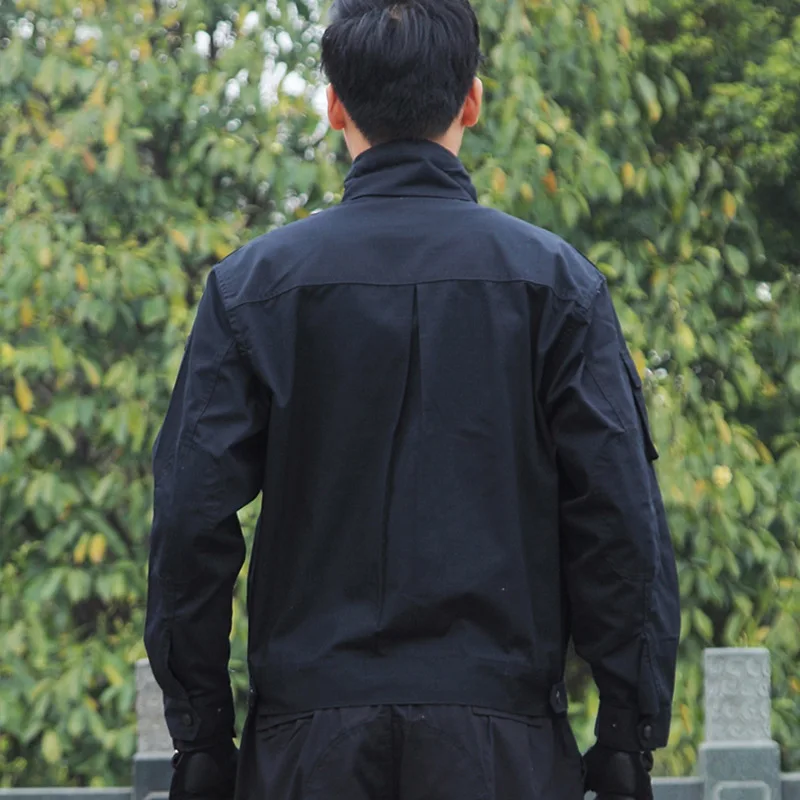 Design Security Guard Uniform Jackets Men's Security Jacket Black Wear Custom Uniform Security Jacket for Men