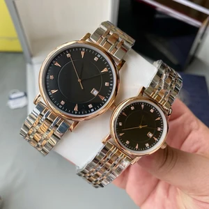 2026 New High-quality Custom Classic Fashion Couple's Quartz Watch Stainless Steel Unisex Waterproof Luminous Luxury Brand Watch