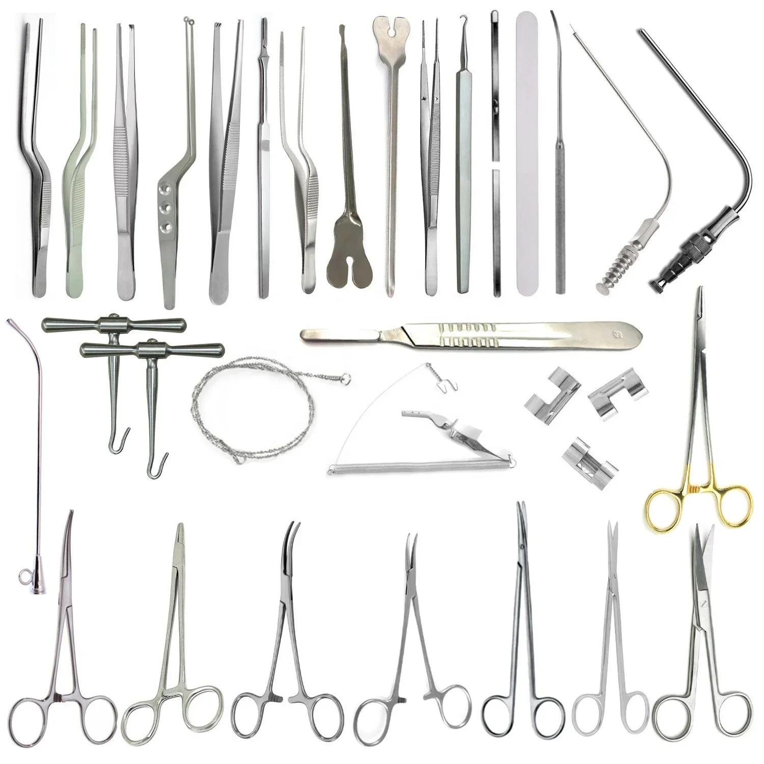 Basic Tools In Cranial Surgery Set Of 32pcs Brain Neurology Craniotomy ...