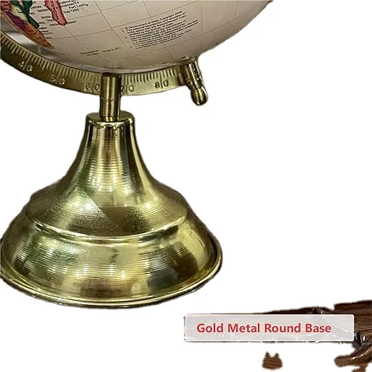 CALVIN handicrafts 'развивающий/Античный глобус с латунной старинной дугой и деревянной основой/Глобус мира/домашний декор/офисный Декор/подарок I