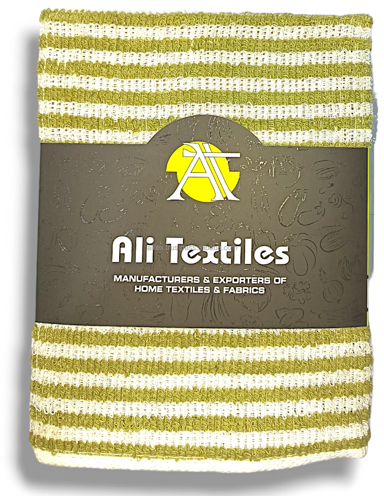 4pk Terry Mono Stripe Tea Towel 45x65cm - 90grams - Buy Tea Towel Size ...