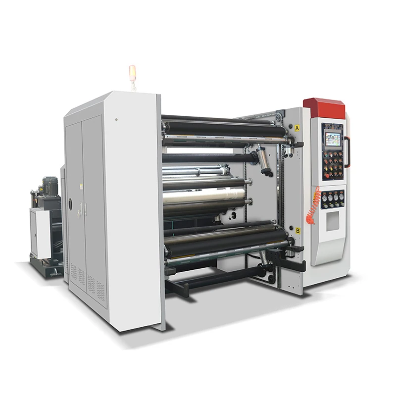 Slitter Rewinder Machine for Roll to Roll Processing with PLC Control for PVC Film