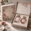 antique blush and warm ivory