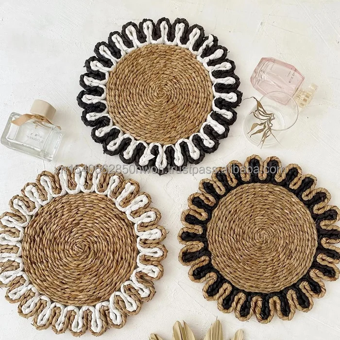 Amazon Hot Selling 2023 Seagrass Placemat Tablemat Placemats Dining