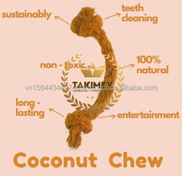 Vietnam Origin Coconut Fiber Dog Chew Toys From Coconut Fiber Dog Chew