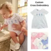 Custom cross embroidery 01