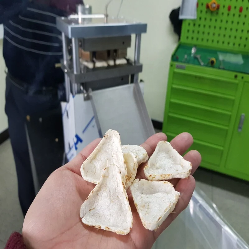 SYP5310T Triangle Popped Corn Cake Machine Corn Chips Machine Popped Corn Processors Made in Korea