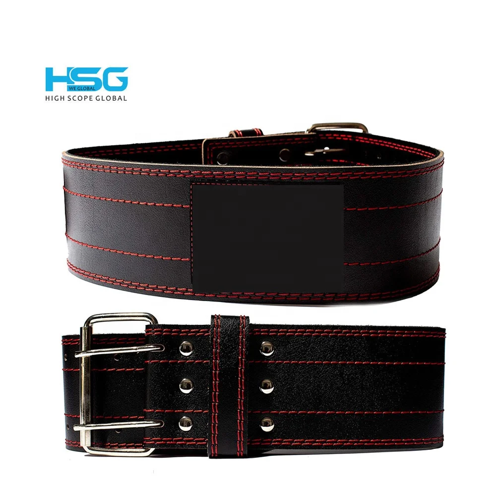 leather back support belt