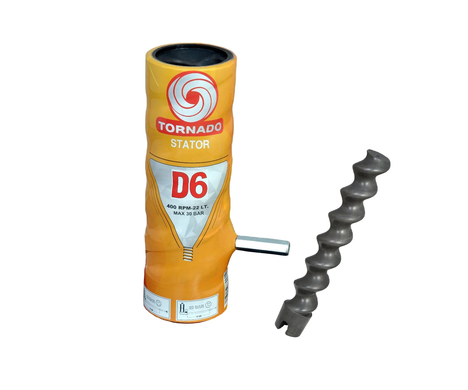 D63 Stator And Rotor Set For Screw Pump Mortar Cement Gypsyum