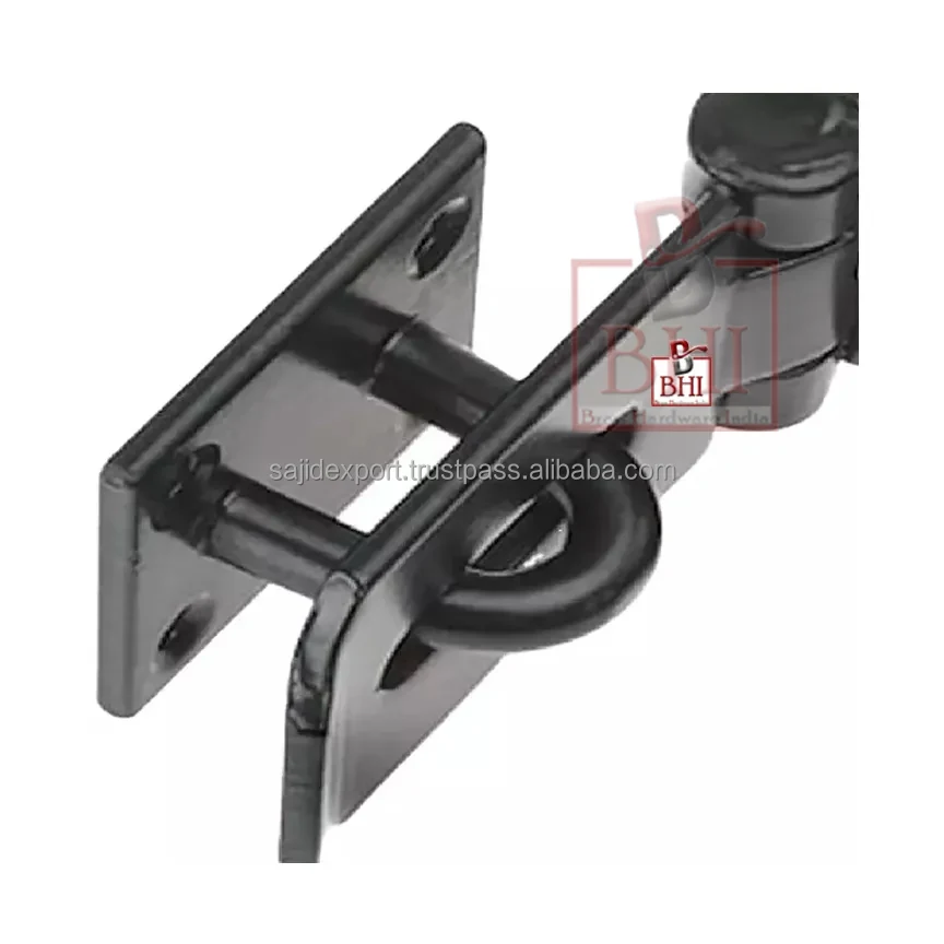 Heavy Duty Security Swivel Locking Bar Hasp And Staple Black Buy