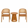 Natural Teak Wood Color Finish