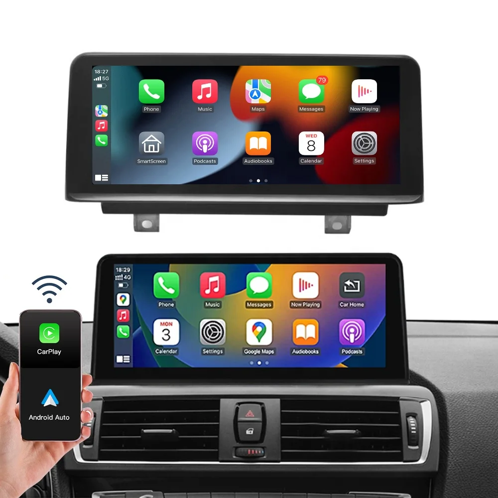 1920 720 Wireless Carplay Linux Car Touch Screen Android Auto Stereo Radio For BMW 1 / 2 Series F20