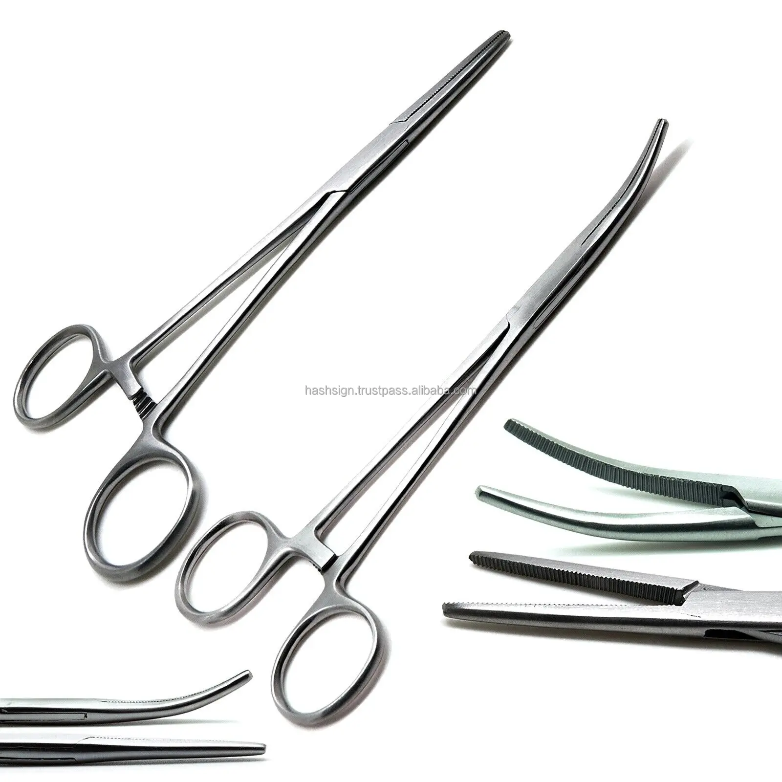 Kelly Clamp Forceps Curved Artery Tooth Pliers Forceps / Hemostat ...