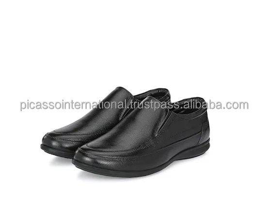 Modern Premium Quality Men's Genuine Leather Dress Shoes Wholesale Slip-On for Formal Casual Office Party Wear Upper Dress Style