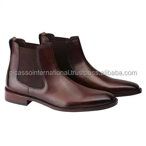 100% Genuine Quality Reasonable Price Formal Casual Wear Office Party Wear 100% Swede Genuine Leather Ancle Boot Shoes / Loafers