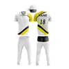 Blanco con Amarillo y Negro