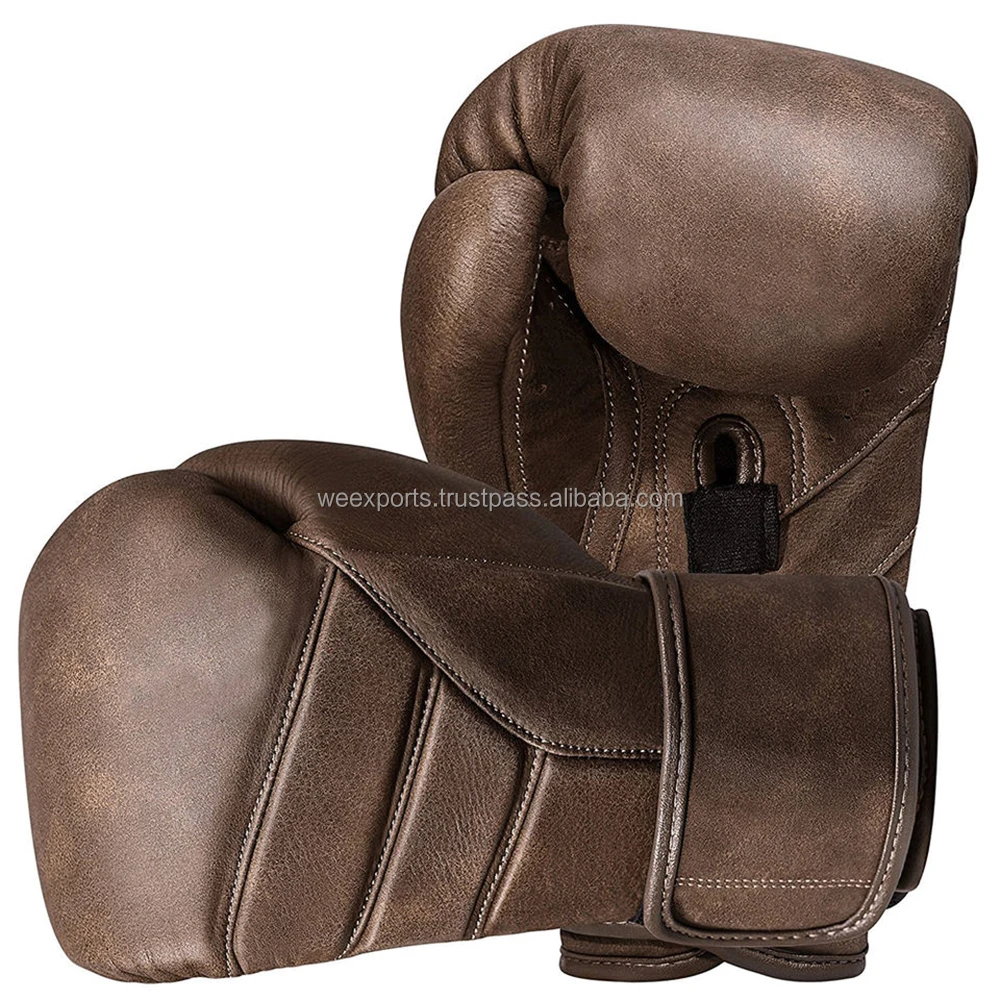 Professional Boxing Gloves Cowhide Leather Custom Design And Logo Hand