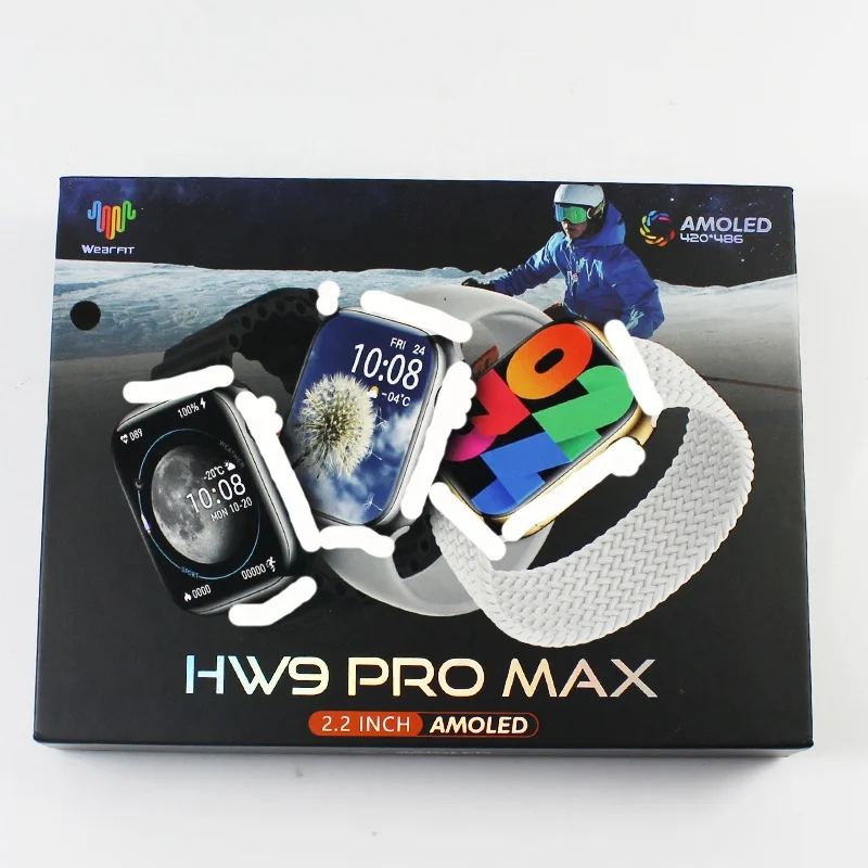 HW9 pro Max Amoled Screen Smart Watch, by Minahil Fatima