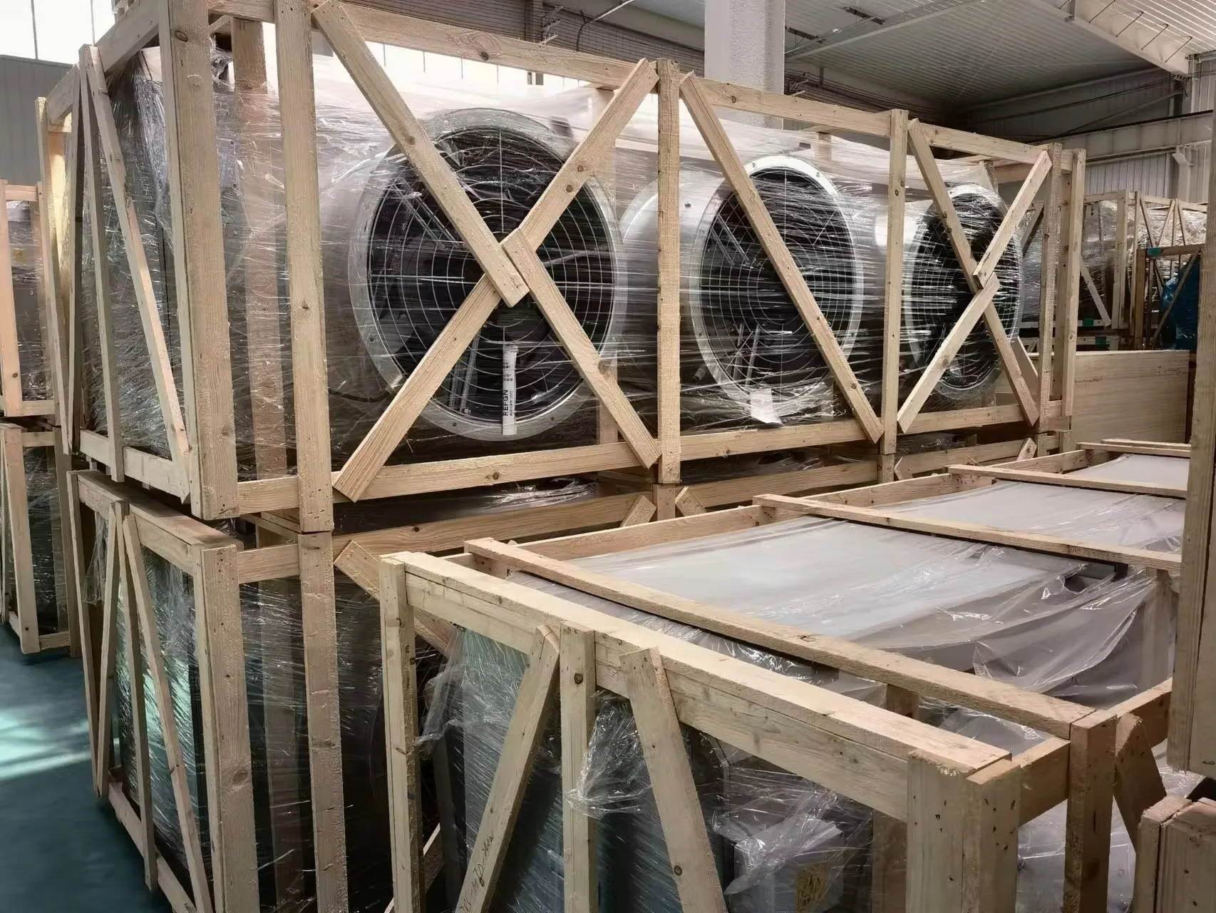 Industrial stainless steel air coolers HSD series unit coolers for cold storage in meat processing plants and slaughterhouses
