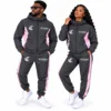 Negro y rosa
