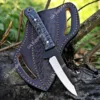 Stainless Steel & Black Wood