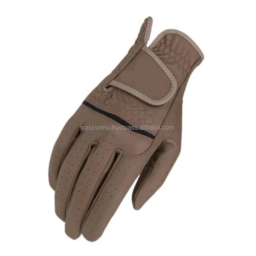 Super Grip Genuine Leather Horse Riding Gloves Multicolor Soft And