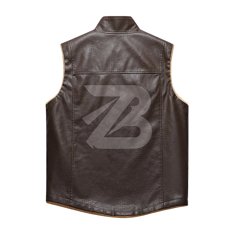 Autumn Winter Collection Plush Thickened Men Warm Vest Comfortable Breathable Fashionable Versatile Top horse leather jackets