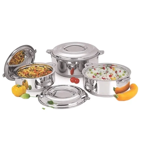 Stainless Steel Casserole, HotPot, chapati Box/chapati Container/hot case  (1000)