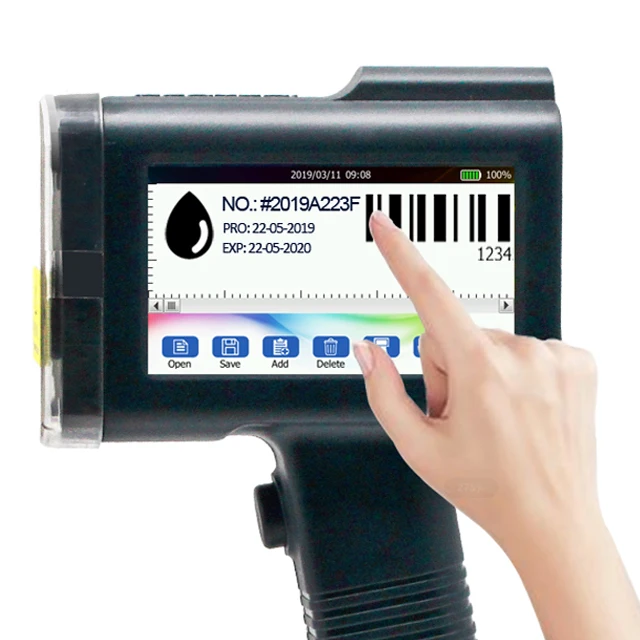 B45 Portable  handheld inkjet printer with fast dry ink coding&marking industrial inkjet printer