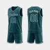 Teal + White