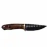 Deep Rich Walnut Brown Wood Handle