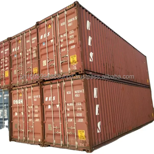 Used Second Hand Used Shipping Container 20ft Hc 40 Open Side Container ...