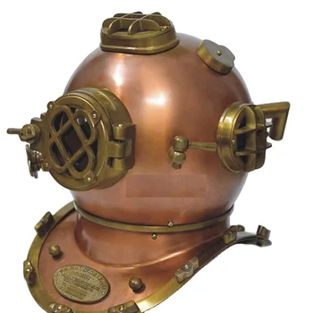 Decorative Divers Helmet Solid Steel & Aluminum Scuba Diving Helmet 18 ...