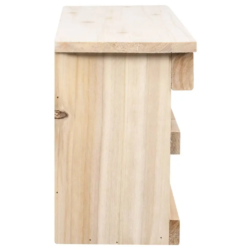 Sparrow House with 5 Rooms 26.8"x5.9"x8.3" Firwood for Backyard Birding - Image 4