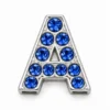 Tono plateado / Piedras azules