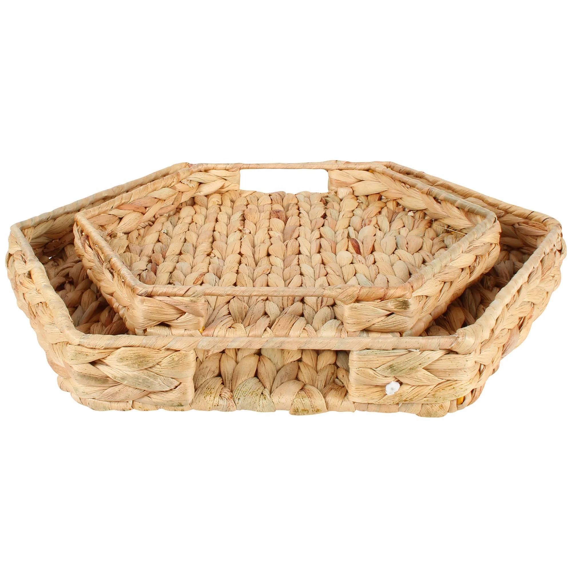 Water Hyacinth Tray Hand Woven Water Hyacinth Tray Basket Woven Basket ...