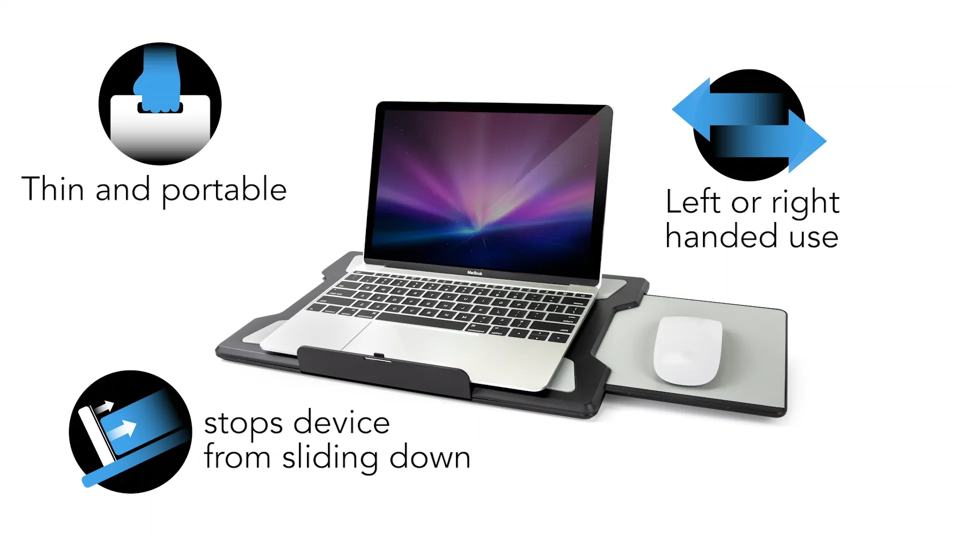 Portable Kids Laptop Lap Desk With Mouse Pad For Left Right Handed Aidata Buy Laptop Lap Desk