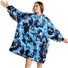 Dark Blue Tie Dye Color