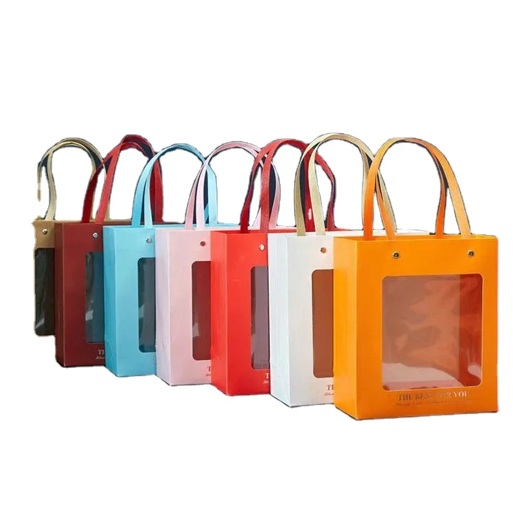 Custom Fashion Shopping Gift Paper Bag Free Sample Dimension 18*18*9 Cm