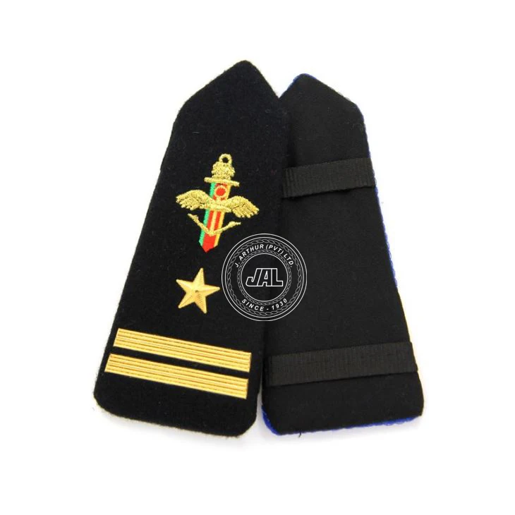 OEM Uniform Shoulder Boards Multi Stripe Epaulettes for Sale High Quality Customized Epaulettes for Online Sale