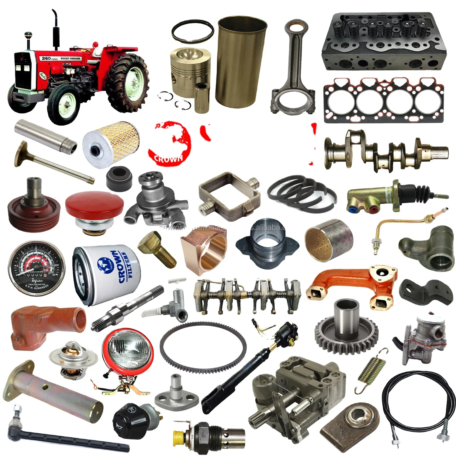 Factory Made Factory Made 1G896-13120 Valve Exhaust  for Kubota V2203 D17 Equipment Fits for Kubota Tractor Agricultural Machinery Part