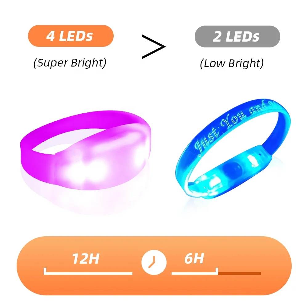 Led Party Wristbands Wedding Dmx Xylobands Coldplay Music Concert Events Customized Logo