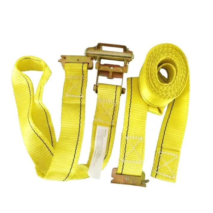 Heavy duty 2-дюймовый ratchet сковать ремни 50 мм 4400lbs e-трек трещотки галстук вниз ремни, стяжный грузовой ремень для перевозки автомобилей