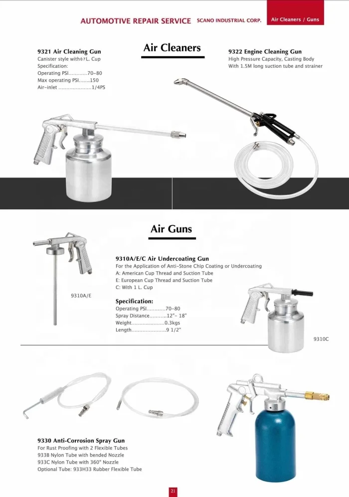Anti Rust Spray Gun with Regulator Gauge and 60 Inch Hose