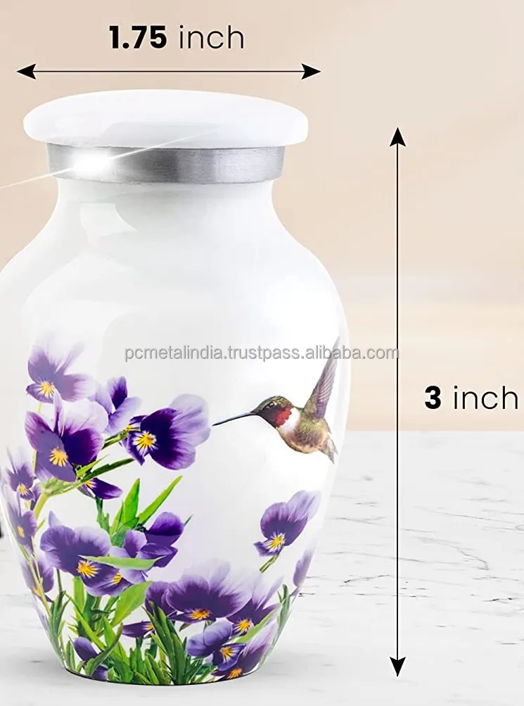 Brass Metal Cremation Urn/funeral Supplies For Adult Ashes Keepsake