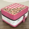 Pink & White Checkered