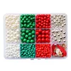 Kit de 586 piezas en rejilla de 12 divisiones + cordón elástico rojo